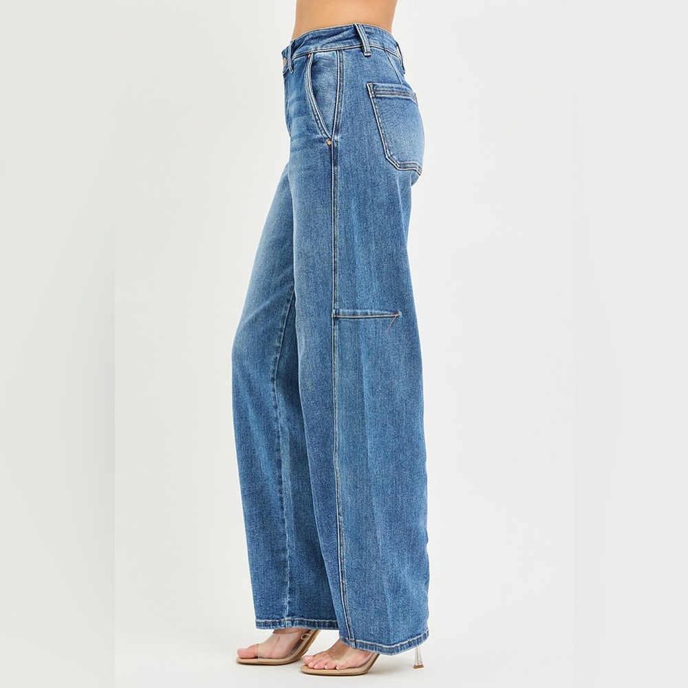 RISEN Slouchy Baggy Stretch Jeans - Picture 6 of 7